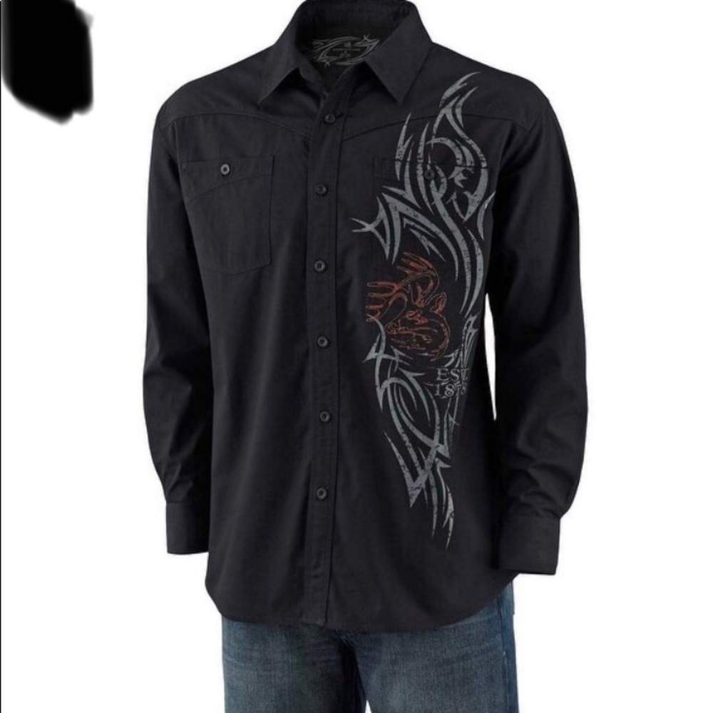 Legendary Whitetails Button Up Shirt NWOT